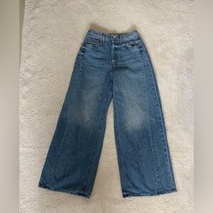 MOTHER Women’s Flare / Wide Leg Jeans in Medium Blue - size 25